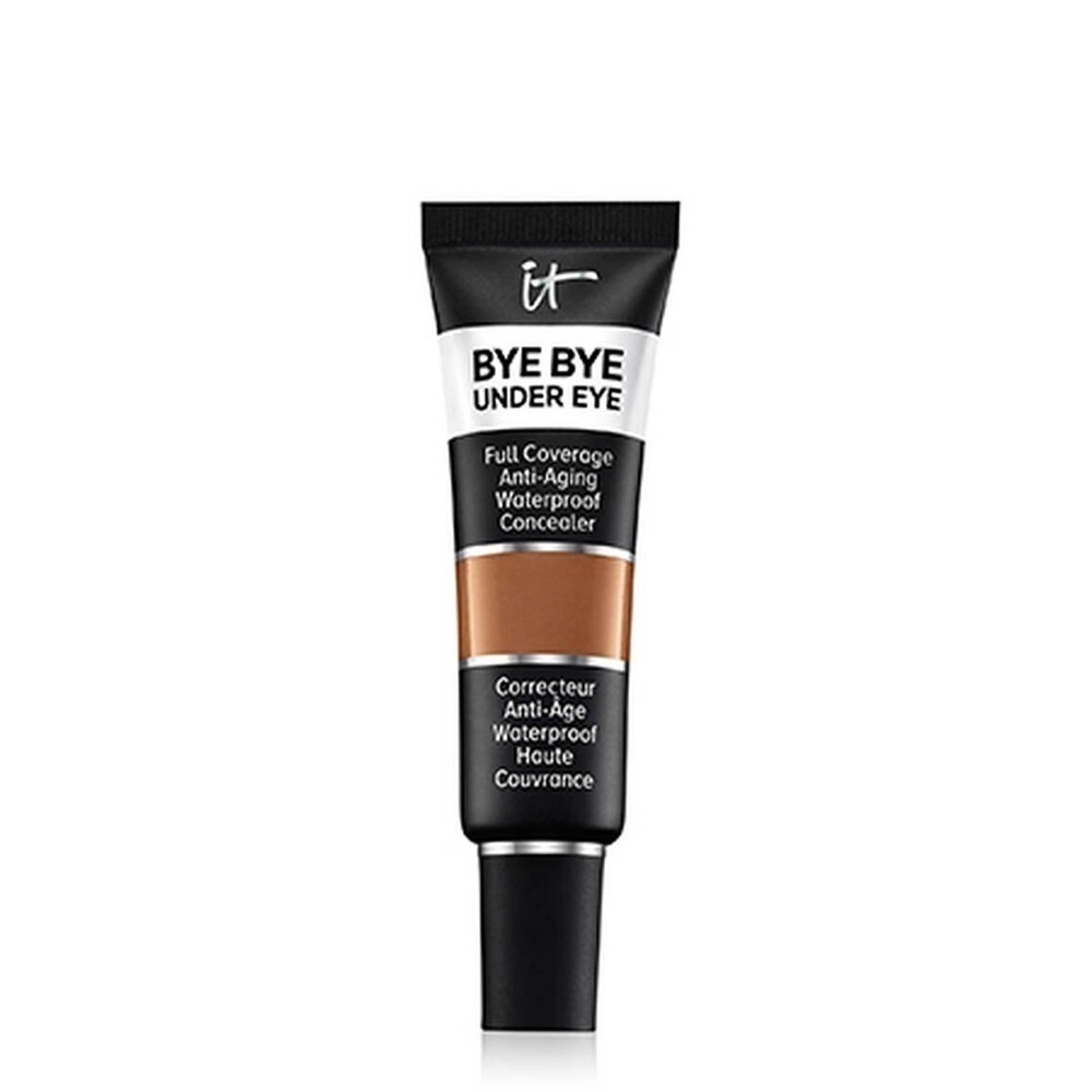 🆕 IT BYE BYE UNDER EYE FULL COVERAGE WATERPROOF CONCEALER 43.0 DEEP HONEY NIB